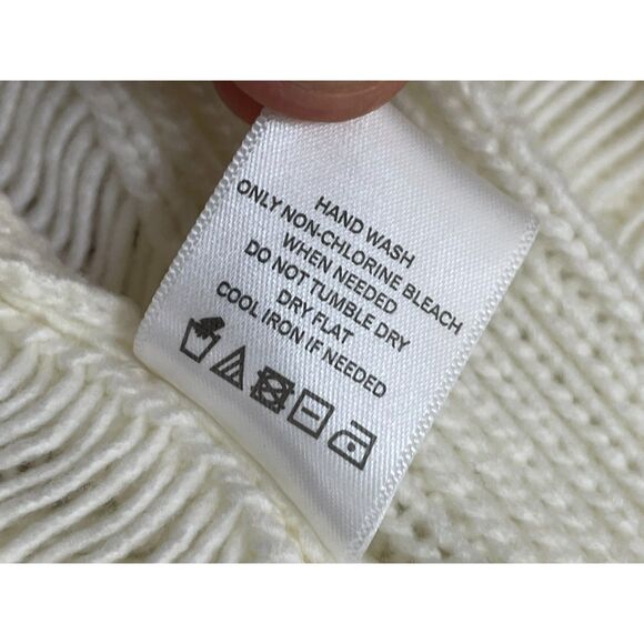 House of Harlow x Revolve Women's L White Sweater Acrylic Blend Duster Cardigan - Picture 4 of 13